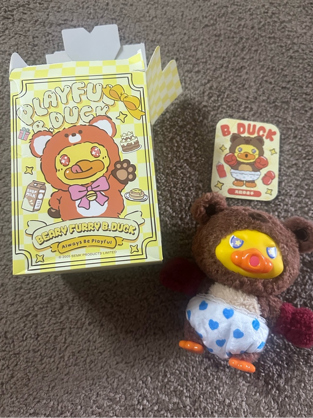 Playful Duck Beary Furry B. Duck Blind Box